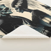 フランケンシュタインとフランケンシュタイン毛布の花嫁 シェルパブランケット (3/4)