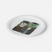 フランケンシュタインとフランケンシュタイン ペーパープレート (アングル)