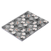 フランケンシュタインと不気味な友達 - 黒、白と ノートブック (左側)