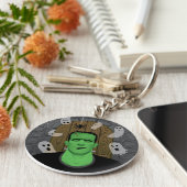 フランケンシュタインと幽霊たち キーホルダー (側面)