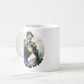 フランケンシュタインと花嫁の誕生日プレゼント コーヒーマグカップ (正面左)