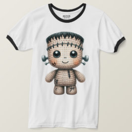 フランケンシュタインのかぎ針編み Tシャツ