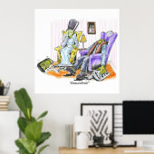 フランケンシュタインのくしゃみ ポスター (ホームオフィス)