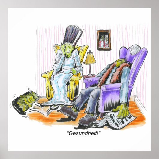 フランケンシュタインのくしゃみ ポスター (正面)