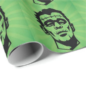 フランケンシュタインのデザインのモンスター ラッピングペーパー (ロールコーナー)