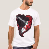 フランケンシュタインのベビーフットボールジャージー Tシャツ (正面)