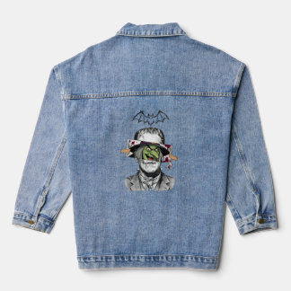 フランケンシュタインのモンスターと悪い魔女 | ビンテージ デニムジャケット