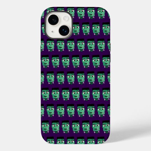 フランケンシュタインのモンスターの頭 Case-Mate iPhoneケース (裏面)