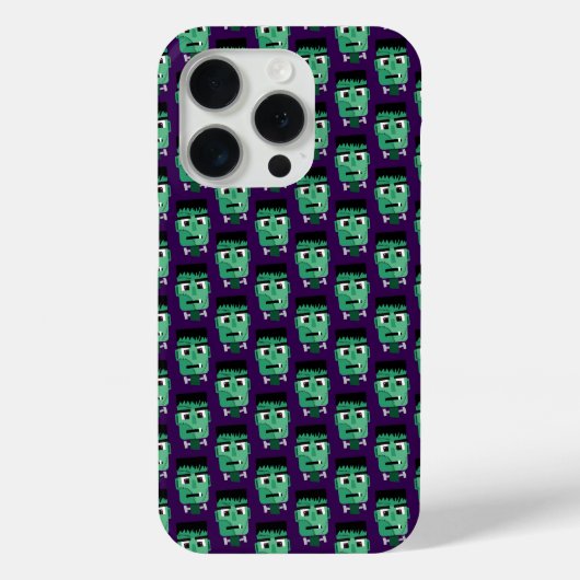 フランケンシュタインのモンスターの頭 Case-Mate iPhoneケース (裏面)