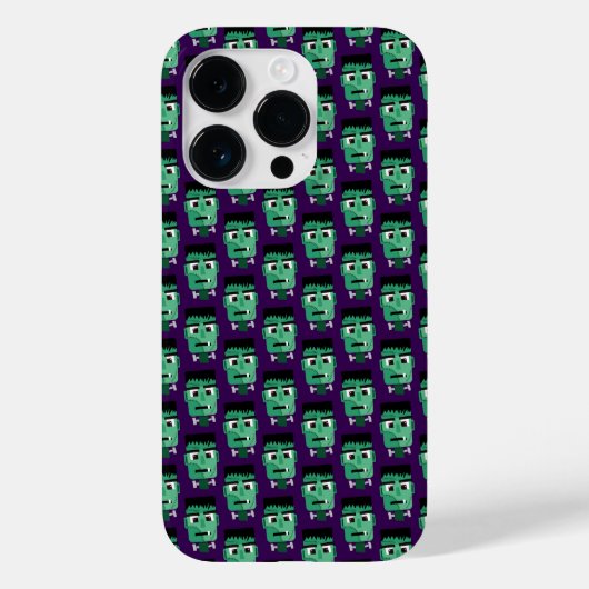 フランケンシュタインのモンスターの頭 Case-Mate iPhoneケース (裏面)