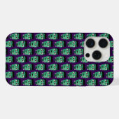 フランケンシュタインのモンスターの頭 iPhoneケース (裏面横)