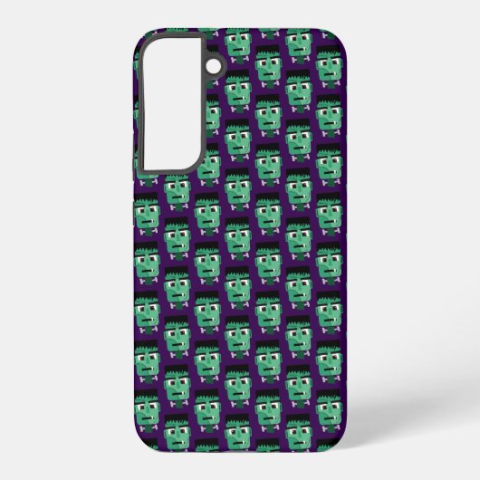 フランケンシュタインのモンスターの頭 SAMSUNG GALAXYケース (裏面)