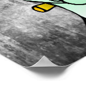 フランケンシュタインのモンスターシェリーラブ&レイジ引用文 ポスター (角)