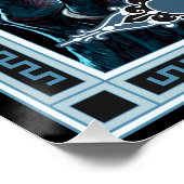 フランケンシュタインのモンスタータロットカード ポスター (コーナー)