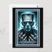 フランケンシュタインのモンスタータロットカード ポストカード (正面/裏面)