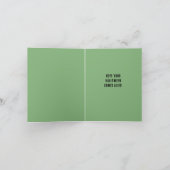 フランケンシュタインのモンスター ハロウィン シーズンカード (内部)