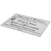 フランケンシュタインの免状のまな板 カッティングボード (角)