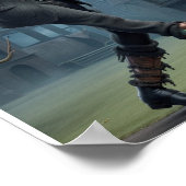 フランケンシュタインの化け物が月見歩きを行った ポスター (角)