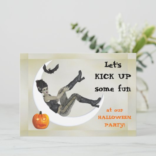 フランケンシュタインの同性愛のママハローウィンパーティ 招待状 (スタンド正面)