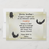 フランケンシュタインの同性愛のママハローウィンパーティ 招待状 (裏面)