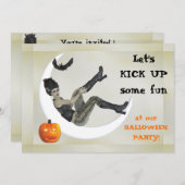 フランケンシュタインの同性愛のママハローウィンパーティ 招待状 (正面/裏面)