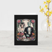 フランケンシュタインの怪物と花嫁 ラバーズ太郎 カード (黄色い花)