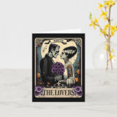 フランケンシュタインの怪物と花嫁、恋人たちの太郎 カード (黄色い花)