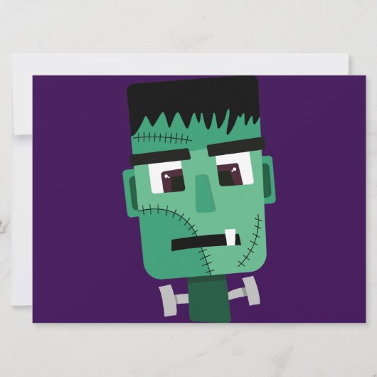 フランケンシュタインの怪物頭 カード (正面)