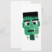 フランケンシュタインの怪物・頭 招待状 (正面/裏面)