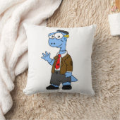 フランケンシュタインの格好をした漫画のブロントサール。 クッション (ブランケット)