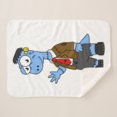 フランケンシュタインの格好をした漫画のブロントサール。 シェルパブランケット (正面(横))