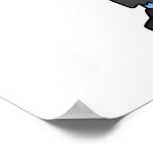 フランケンシュタインの格好をした漫画のブロントサール。 ポスター (角)