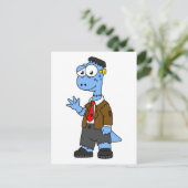 フランケンシュタインの格好をした漫画のブロントサール。 ポストカード (スタンド正面)