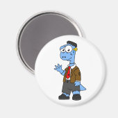 フランケンシュタインの格好をした漫画のブロントサール。 マグネット (正面/裏面)