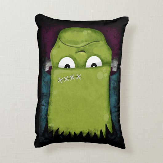 フランケンシュタインの気難しいモンスターハロウィン アクセントクッション (裏面(縦))