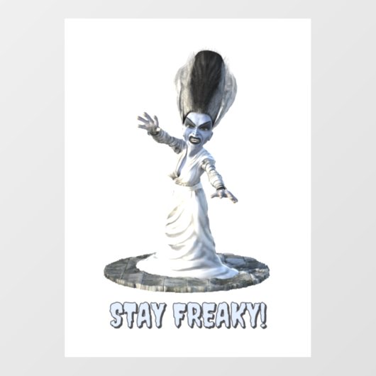 フランケンシュタインの花嫁でStay Freaky! ウィンドウサイン (シート)
