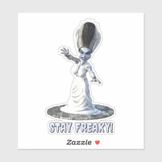 フランケンシュタインの花嫁でStay Freaky! シール (シート)