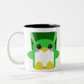 フランケンシュタインの花嫁の可愛いペンギン ツートーンマグカップ (左)