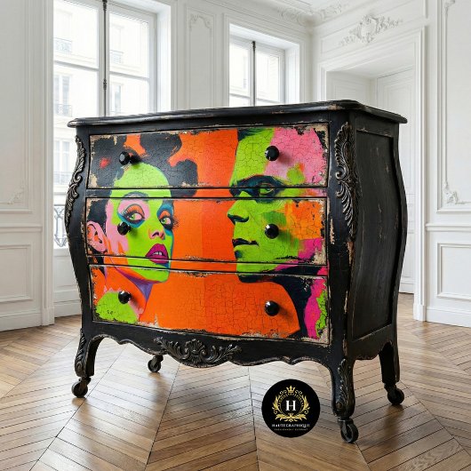 フランケンシュタインの花嫁 デコパージュ 薄葉紙