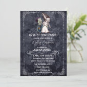 フランケンシュタインの花嫁 ハロウィン ウェディング 招待状 (スタンド正面)