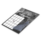 フランケンシュタインの花嫁 ビンゴ ブライダル ハロウィン ノートパッド (アングル)