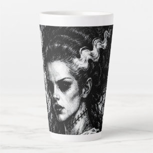 フランケンシュタインの花嫁 ― BurnsInHellによって蘇る カフェラテマグ