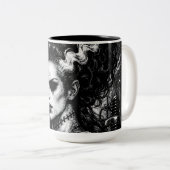 フランケンシュタインの花嫁 ― BurnsInHellによって蘇る ツートーンマグカップ (正面右)