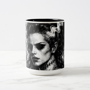 フランケンシュタインの花嫁 ― BurnsInHellによって蘇る ツートーンマグカップ