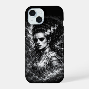 フランケンシュタインの花嫁 ― BurnsInHellによって蘇る iPhone 15ケース