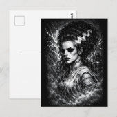 フランケンシュタインの花嫁 - BurnsInHellによる復活 ポストカード (正面/裏面)