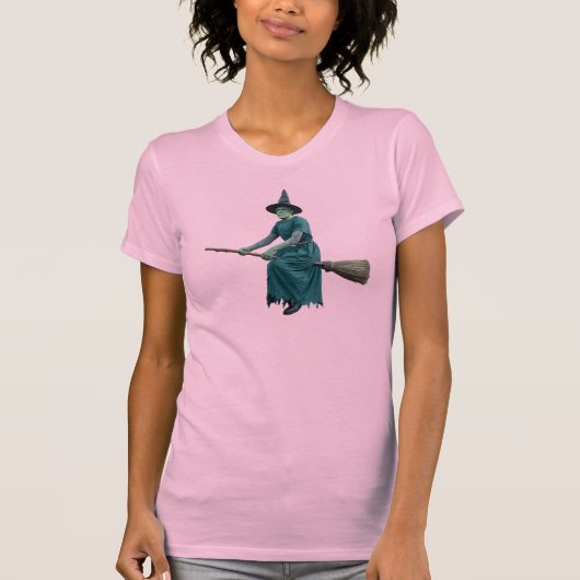フランケンシュタインの魔女のハロウィンTシャツ Tシャツ (正面)