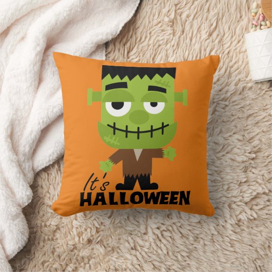 フランケンシュタインはハロウィントドラーTシャツベビーB クッション (ブランケット)