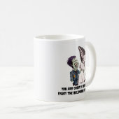 フランケンシュタインカップル コーヒーマグカップ (正面右)