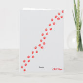 フランケンシュタインキャット昼寝 カード (裏面)